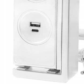 РАЗЪЕМ ПИТАНИЯ С НАСТОЛЬНЫМ КРЕПЛЕНИЕМ 2xUSB 1,4 м