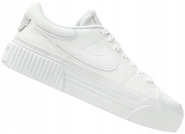 Buty NIKE COURT LEGACY LIFT Damskie białe sneakersy platformy