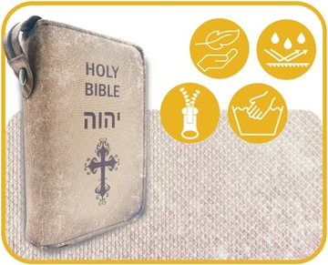 Okładka wodoodporna na Biblię z gołębiem Edycja św.Pawła mała 15,5cmx10,5cm