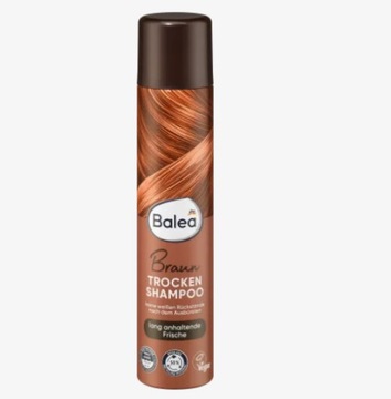 Balea Suchy Szampon dla Ciemnych Włosów – Bez Białych Śladów, 200 ml