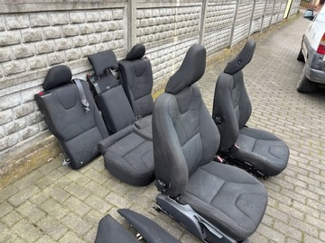 KOMPLET SEDADLO SEDADLA PŘEDNÍ ZADNÍ VOLVO XC60 I 2008-2017 ORIGINÁLNÍ VELUR