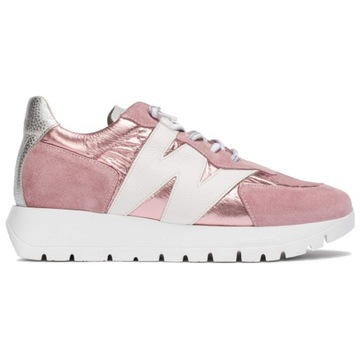 Sneakersy damskie Wonders A-2464 TALLA TREND V BLUSH róż SKÓRA ZAMSZ R..38