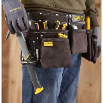 КОЖАНЫЙ РЕМЕНЬ STANLEY 80-113 ДЛЯ ИНСТРУМЕНТОВ, 3 КАРМАНА
