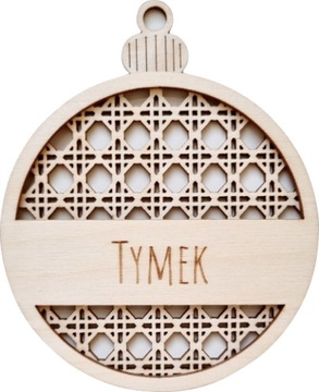 ZAWIESZKA DREWNIANA boho RATTAN IMIĘ