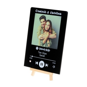 CZARNA RAMKA SPOTIFY ZDJĘCIE SZTALUGA PREZENT Y4
