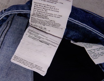 HUGO BOSS _ SPODNIE _ JEANSY _ W34 L30 _ MEN _ 99% BAWEŁNA