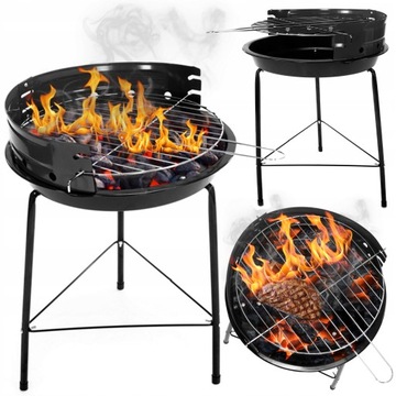 GRILL WĘGLOWY TURYSTYCZNY NA PIKNIK