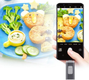 Pendrive 128GB 4w1 USB 3.0, iPhone, Android/Micro USB/TYP C, Windows, OTG