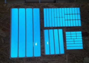 Светоотражающие наклейки Светоотражающий велосипедный шлем 30 шт.