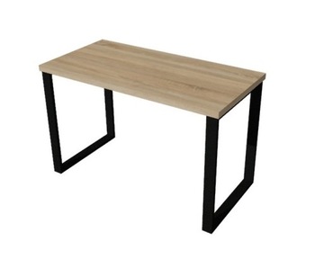 Biurko SARA LOFT 100 cm nogi metal - dąb sonoma