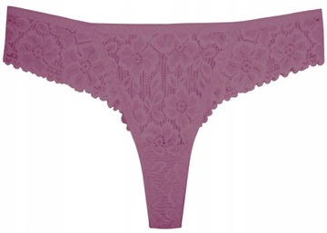 6 ЖЕНСКИХ СТРИНГ ИЗ ХЛОПКОВОГО КРУЖЕВА Mia2 L