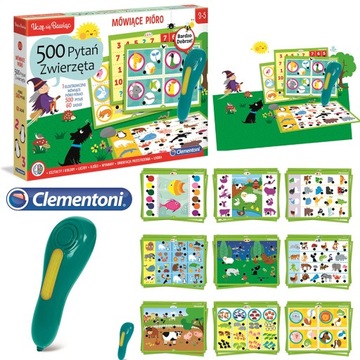 ГОВОРЯЩЕЕ РУЧКА 500 ВОПРОСОВ Животные, КЛЕМЕНТОНИ