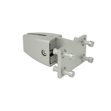 Средний монтаж перегородки из оргстекла 4-8мм, серебристого цвета.