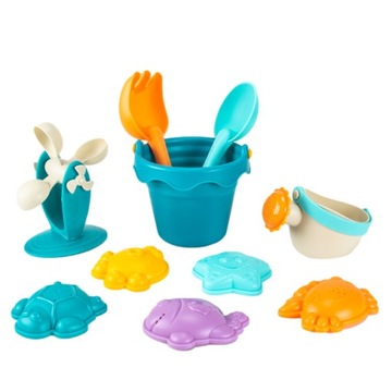 ПЛЯЖНАЯ ПЕСОЧНИЦА ИГРУШКИ ведро лопата лейка НАБОР ПЕСКА