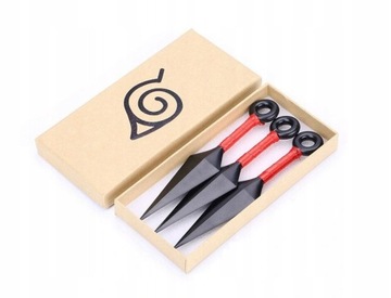 KUNAI 3 SZTUKI NARUTO Kakashi Sasuke AKATSUKI