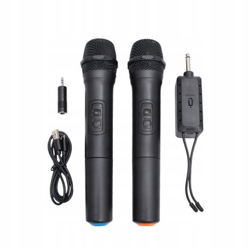 Dual wireless microphone system