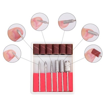 МАШИНКА ДЛЯ НОГТЕЙ МАНИКЮР ПЕДИКЮР ЭЛЕКТРИЧЕСКАЯ МОЩНОСТЬ 30 Вт + НАБОР ФРЕЗ