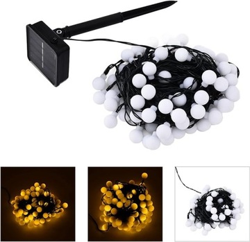 ŚWIATŁA GIRLANDA LED ŚWIĄTECZNA 60KULEK LED 10M