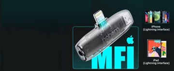 Беспроводной микрофон Hohem Lavalier Mic-01 (1 TX + 1 RX) Black Lightning