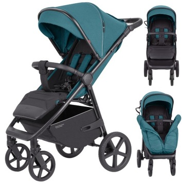 Wózek Spacerowy Carrello Bravo Plus 2024 Lekka Spacerówka Terenowa Do 22kg