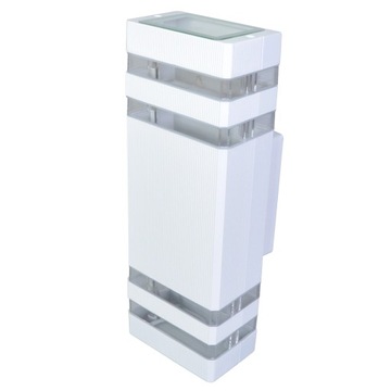 Kinkiet ogrodowy zewnętrzny lampa LED biały