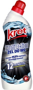 Kret WC Gel 750g Multi Action 12 x Action 99,9%