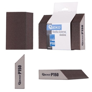 GĄBKA SZLFIERSKA KOSTKA ŚCIERNA SKOŚNA 125x90x25MM P150 4 PŁASZCZYZNY