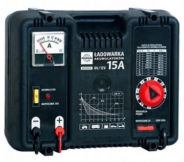 Prostownik Kukla 12V 15A regulacja BK 12/15