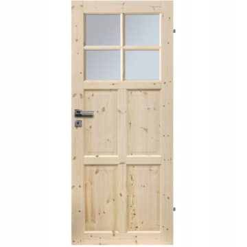 DRZWI WEWNĘTRZNE CZAPLA DREWNO SOSNA WC 70