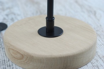 czarna podkładka M10x1 podkładka dekoracyjna 4cm podstawa lampy edison DIY
