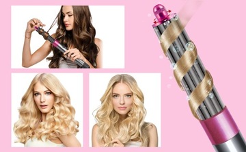 40 мм аксессуарный бигрлер для AirWrap Dyson HS01/HS05 Pink