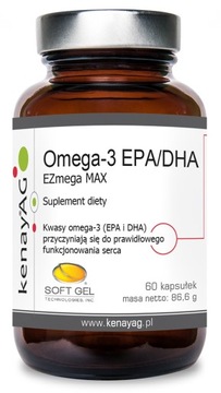 Kenay Omega-3 EPA/DHA EZmega MAX 60 kapsułek