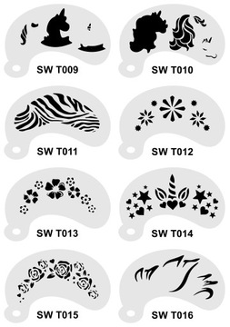 Шаблон Раскраски Лица Цветы Раскраска Лица