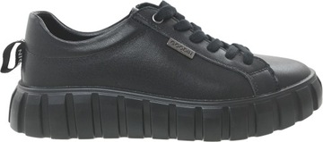 BUTY SPORTOWE SNEAKERS XF 89 BLACK PLATFORMA R.40