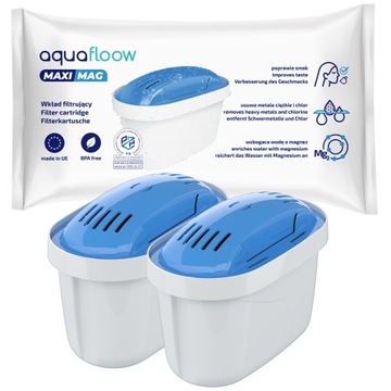 Filtr wody AquaFloow 2x do dzbanka Brita Dafi zamiennik z magnezem 2 szt