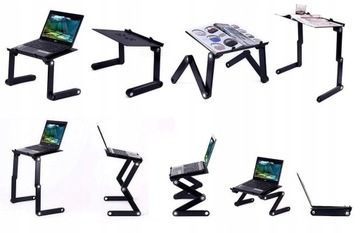 СКЛАДНОЙ СТОЛИК ДЛЯ НОУТБУКА С МЕТАЛЛИЧЕСКОЙ ПОДКЛАДКОЙ