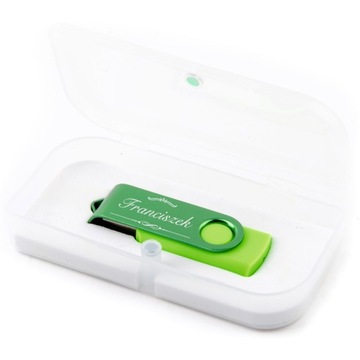 ПОДАРОЧНАЯ Флешка ГРАВИРОВКА 128 ГБ USB 2.0 + коробка + ГРАВИРОВКА ИМЕНИ