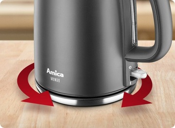 Электрический чайник Amica KF 4033 2200 Вт inox СТАЛЬ