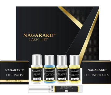ZESTAW LASH LIFTING LAMINACJA TRWAŁA RZĘS NAGARAKU