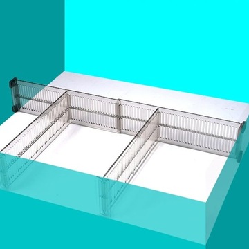 ПЕРЕГОРОДКИ-ОРГАНИЗАТОРЫ ЯЩИКА 27-52см СЕПАРАТОР 4 шт.
