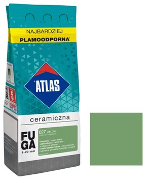 ATLAS FUGA CERAMICZNA 1-20MM 027 ZIELONY 2KG