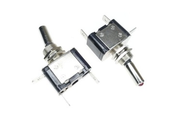 PRZEŁĄCZNIK 2 POZYCJE 3 PIN 12V/20A Z DIODĄ CZERWO