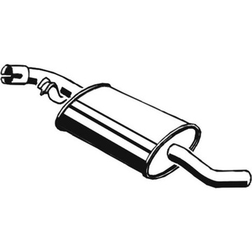 TŁUMIK PRZÓD ASMET ASM04.058