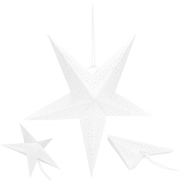 АЖУРНЫЙ РОЖДЕСТВЕНСКИЙ ВИТРАЖ БУМАЖНЫЙ ЗВЕЗДА 60см