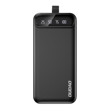 Powerbank 30000 mAh 2xUSB + USB-C + latarka LED Dudao