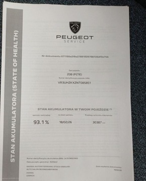 Peugeot 208 II e-208 Elektryczny 136KM 2022 Peugeot 208 20 e-208 GT 136 KM Serwis w ASO Gwarancja FV23 136KM, zdjęcie 35