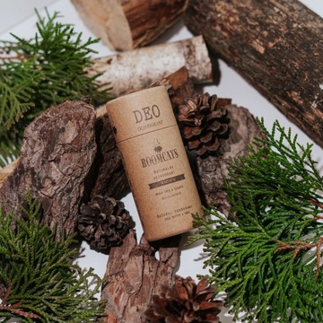 Dezodorant męski w sztyfcie ROOMCAYS 100% naturalny skład 2 x 65 g