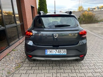 Dacia Sandero III Hatchback 5d 1.0 TCe 90KM 2022 Dacia Sandero Stepway 1.0 benzyna 91 KM zarej w PL ksiazka serwis zadb, zdjęcie 5