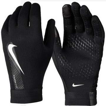 Rękawiczki piłkarskie Nike Therma-FIT Academy Junior czarne DQ6066 010 Ręka