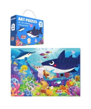 Puzzle UKŁADANKA 24 elementy Podwodna przygoda